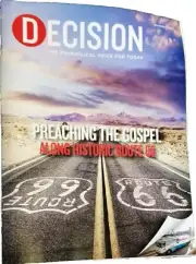 DECISION MAGAZINE Nov 2021 PREACHING THE GOSPEL Along Historic Rte 66 Free Ship