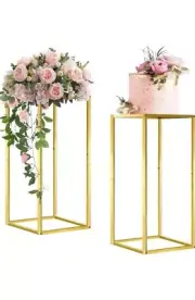 2 NEW flower or cake stands. Wedding flower stand. Centerpiece pedestal stands