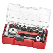 Teng TJ1415 - Socket Set 1/4" Drive 15 Piece