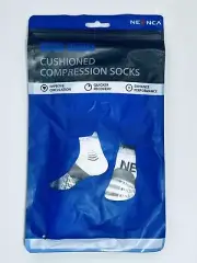 NEENCA Unisex Compression Socks Calf Length - White, size XL SHIPPING!!!