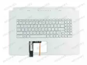 FOR MSI 957-17L113E-C20 Palmrest Keyboard LED US-International white