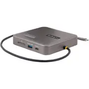 StarTech.com USB-C Multiport Adapter, Dual 4K 60Hz HDMI, 2-Port USB-A/USB-C 10Gbps Hub, 100W PD, GbE, SD, Travel Docking Station