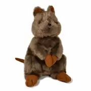 DINKI DI ENDANGERED AUSSIE QUOKKA STUFFED ANIMAL PLUSH TOY 29cm **FREE DELIVERY*