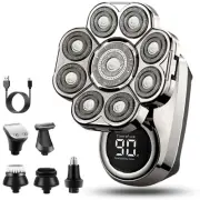 Bawldy Shaver Pro, Bawldy Pro, 9D Floating Head Shaver for Bald Men