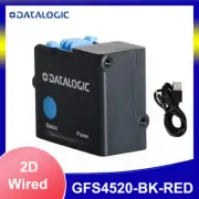 Datalogic GFS4520-BK-RED 2D Red LED USB Fixed Mounting Barcode Scanner w/ Cable