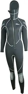 Ultra Stretch 5Mm Neoprene Wetsuit, Winter Warm Front Zip Full Body Diving Suit for Men Women-Snorkeling Scuba Diving Swimming Surfing