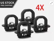 4 Pack Tie Down Anchor Truck Bed Side Wall Anchors Chevy Silverado GMC Sierra