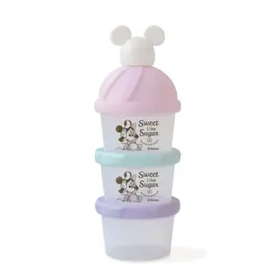 日本製nishiki 迪士尼三層奶粉/零食分裝盒