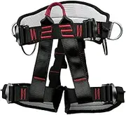 Tree Climbing Harness - Fire Rescue Harnesses - Adjustable Thickness, Professional Gear, Widen Protector, Climbing Gear For Rappelling Caving Hiking Outdoor Activities