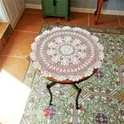 Crochet Cotton Dining Table Mats Tablecloth Coaster Placemat Lace Doilies