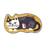 日本新款地墊腳墊坐墊卡通貓咪吸水地毯