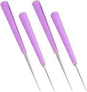 GRADENEVE 4pcs Bead Reamer Tool Essential Drill Tools for Jewelry Making Hand Drill for Beads Gemstones Pearls Precision Crafting Kit Beginner Friendly Design