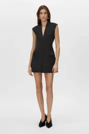 Houston Wool Mini Dress in Black - CAMILLA AND MARC® C&M