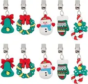 beinkmake 10pcs Christmas Table Cover Weight Clips Set Table Cover Tablecloth Weights Clips Handicraft Tablecloth Clips