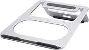 Tendak Aluminum Foldable and Adjustable Laptop Stand for iPad Pro/MacBook/Chromebook/Dell/Samsung/Lenovo/ASUS/HP/and More