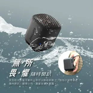 【享4%點數回饋】PHILIPS 飛利浦 防水藍芽喇叭【IPX7防水】1.6吋單體 隨身喇叭 藍芽喇叭 音響 音箱 小喇叭 TAS1505