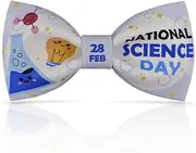 [Lanzonia] Children's Bow Tie, Boys from 4 to 12 Years, Fun Pattern, Patterned, Children's Bow Tie, Funny, Special Fancy for Birthday, Party, Children's Day, School, Science., Small