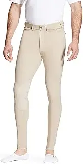 [ARIAT] Men's Olympia Front Zip Knee Pad Riding Breeches Tan 30 L US