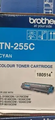 Brother TN255C Cyan Toner New in Box Never Opened.