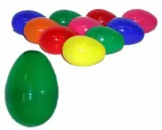 50 EMPTY PLASTIC EASTER VENDING EGGS 2.25 INCH, HIGHEST QUALITY FASTEST SHIP!!