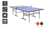 Fortis Full Sized Foldable Indoor Table Tennis Table with Accessories
