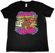 [Scooby-Doo!] Officially Licensed Mystery Squad Kids T-Shirt (Black), 10 Years