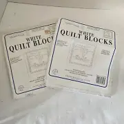 12 Jack Dempsey 732 Stamped White Quilt Blocks 18X18" Southwestern Cactus 156