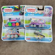 4 Fisher Price THOMAS & Friends SANDY KANA ASHIMA Metal Engine Railroad Set UK
