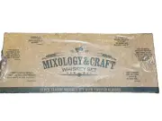 13 Piece Mixology & Craft Whiskey Set Classic Whiskey Set 2 Twisted Glasses NIP.