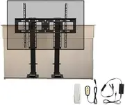 Tv Mounts Motorised Stand，Electric TV Mount - Hidden Drop Down TV Lift, LCD TV Floor Stand, Auto Lifting Telescopic TV Stand, with Remote Control and Memory Setting, for 55inch - 100inch/55i