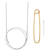 32" Circular Knitting Needles US 1.5/2.5mm Needles 5.51" Stainless Steel
