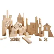 HABA Basic Wooden Building Blocks 102 Piece XL Set (Made in Germany)
