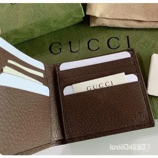 盈盈二手/Gucci 古馳錢包 Ophidia復古短款對折錢包 雙G短夾 小錢包 零錢包卡夾短夾