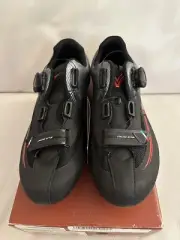 Vittoria Fusion 2 Road Cycling Shoes, Black - EU 42 US 8.5 - New