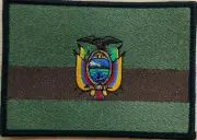 ECUADOR Flag Patch W/ VELCRO® Brand Fastener Tactical Multi-Cam OCP Camo Emblem