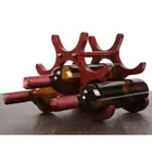 Creative Wine Bottle Rack Storage Shelf for Living Room Kitchen Pantry