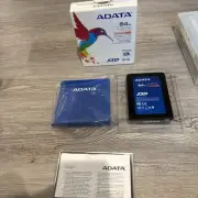 ADATA 2.5” SATA 64GB SSD S596 Turbo New In Box Premier Pro 500 Series