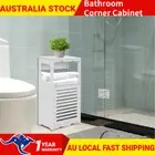 Bathroom Storage Cabinet Toilet Caddy Organiser Laundry Stand Holder Cupboard AU