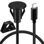 USB3.0 Flush Mount Extension Cable for Dashboards Mounting Waterproof Cord