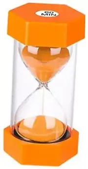 Hourglass 60 Minutes, Big Sand Timer 60 Minutes Sand Clock 60 60 min Orange