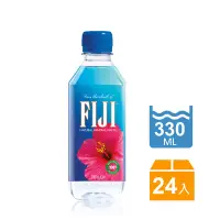 在飛比找Yahoo奇摩購物中心優惠-FIJI斐濟 天然礦泉水(330mlx24瓶)