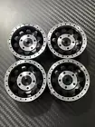 For Tamiya 1/10 RC 58719 BBX BB-01 Alloy wheels set A type two tone black