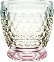 [Villeroy & Boch] Boston Pearl Tumbler, Set of 4, 11 oz, Crystal Glass Tumbler for Hot and Cold Drinks, Made in Germany, Dishwasher-Safe