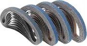 ANDRESLAD All-purpose Sanding Belts 40pcs Set Sandpaper for Wood Metal Grinder Weld Clean Sanding Belt Cleaner