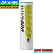 10 TUBES YONEX MAVIS 600 BADMINTON SHUTTLES SHUTTLECOCKS RED FAST YELLOW SKIRT