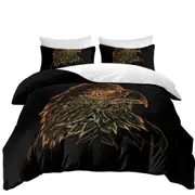 Bronze American Bald Eagle Quilt Cover