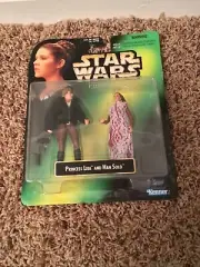 1997 Star Wars Princess Leia Collection Han Solo and Princess Leia Action Figure