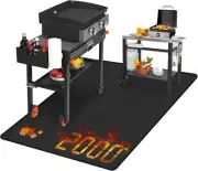Grill Mat 70 X 40 Inch, under Grilling Mats for Outdoor Grill,Silicone Fibreglas