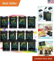 12 Pack LCD Writing Tablets 8.5 Inch Bulk Colorful Doodle Board Board Erasabl...
