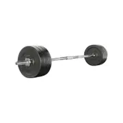 68KG Barbell Weight Set Plates Bar Bench Press 168cm